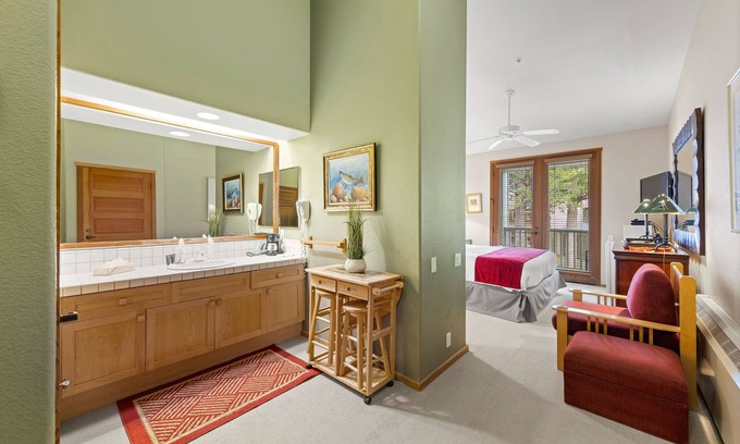 Olympic Valley Condo | 816 | King Room Retreat - A/C, Pool & Spa Access