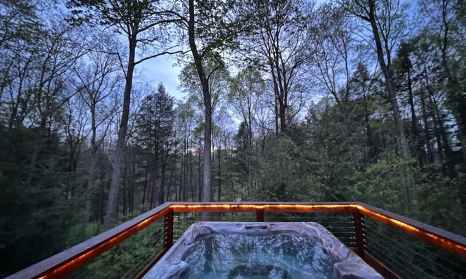 Hico Cabin | 83 Acres | Cabin Hot-tub+FirePit+Orchard ~NR Gorge