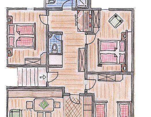 Flachau Apartment | 85 m² Apartment ∙ 3 bedrooms ∙ 7 guests