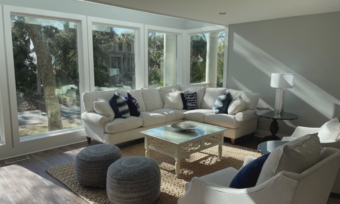 Palmetto Dunes House | 9 Brigantine - Second Row 8 BR / 8 BA Steps from the Beach