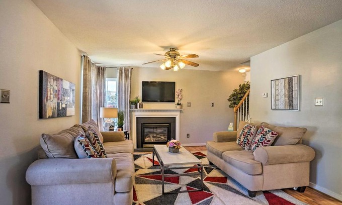Sandston House | 9 Mi to Richmond Sandston Home with Office