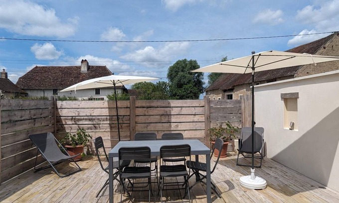 Villy-le-Brule Cottage | 90 m² Cabin ∙ 3 bedrooms ∙ 6 guests