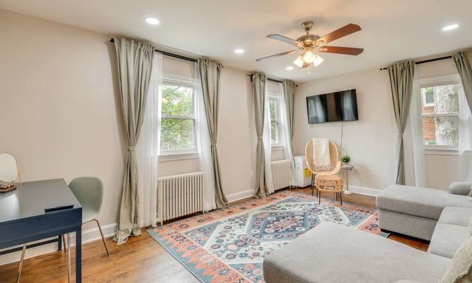 Takoma Park Apartment | 92 m² Apartment ∙ 2 bedrooms ∙ 6 guests