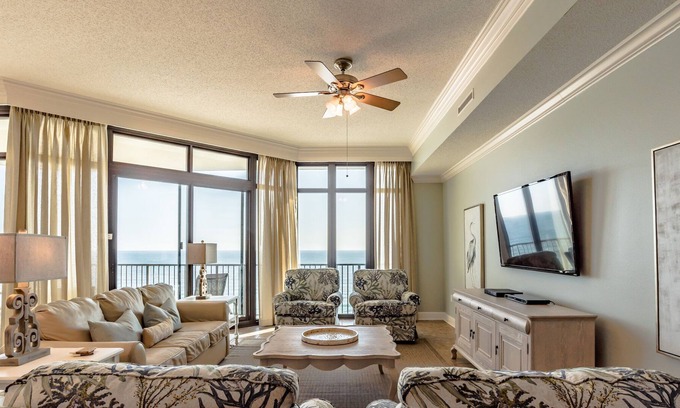 Orange Beach Condo | 9th Floor Phoenix West w/Lazy River and Water Slide!