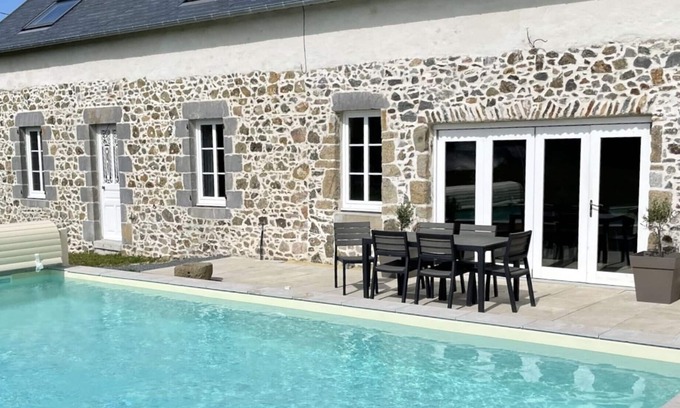 Gouville-sur-Mer Other | A 5* wonderfully reimagined cottage with pool and hot tub, close to the sea.