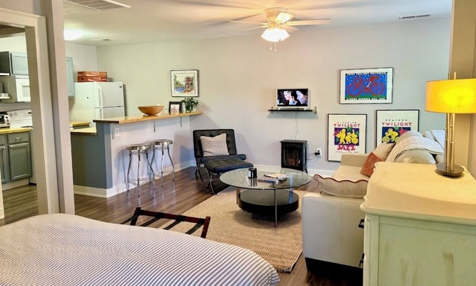 Athens House | A Charming 1-bed Loft Apt 1.8mi to UGA in delightful Athens GA Lake neighborhood