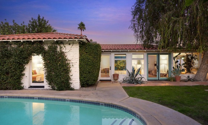 Tahquitz River Estates House | A Charming Bungalow with Private Pool and Green Space!