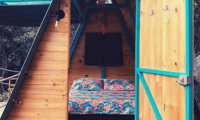 Sutatausa Cabin | A-Frame cabin in the forest with mountain view