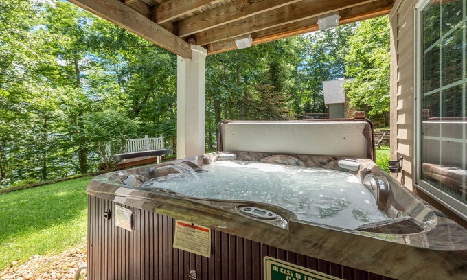 McHenry House | A Lakefront Paradise: Lakefront, Private Dock, Hot Tub, Game Room!
