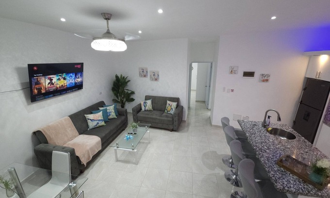 Centro Apartment | A modern stay at The Blue Reef Samaná #TnBeaches in town and all around province