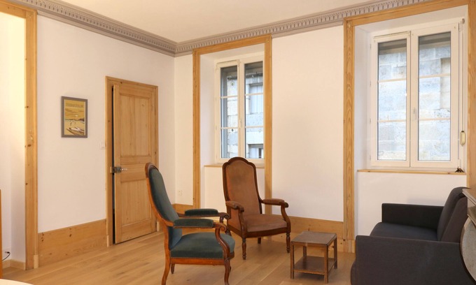 Besancon Apartment | A new apartment with old-world charm in the center of Besançon.