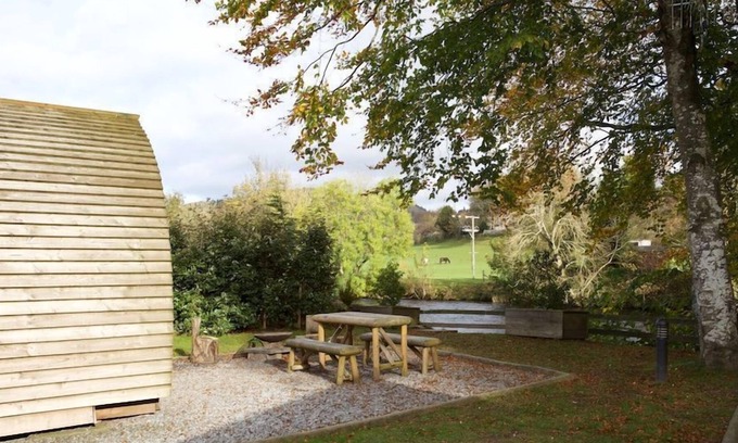 Crieff Cabin | A premium wigwam with hot tub that sleeps 4 guests, 2 adults are included.