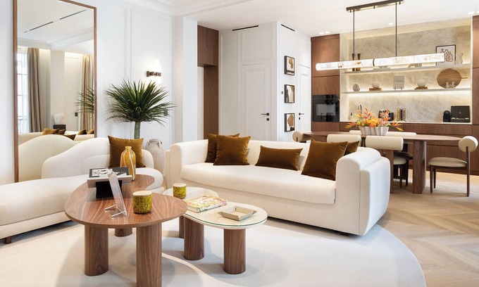 Quartier de la Porte-Saint-Denis Apartment | A Somptuous 2-BR/2BA with services in Opéra