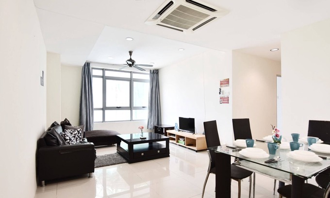 Pudu Apartment | A Stylish & Cozy High-Floor, 4BR Apt FREE Parking