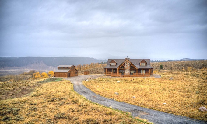 Cameron Cabin | A True Montana Cabin with Sweeping Views of the Mountains and the Madison River.