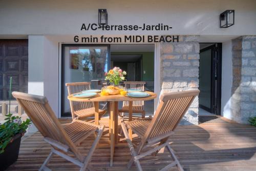 La Croix des Gardes Apartment | A2B241 T3 REZ-de-JARDIN PROCHE PLAGES