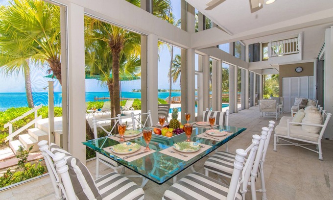 Rum Point House | Abita Kai: ADA-Friendly Family Villa Across from The Kaibo w/Pool, Kayak & Sandy Beach w/Dock