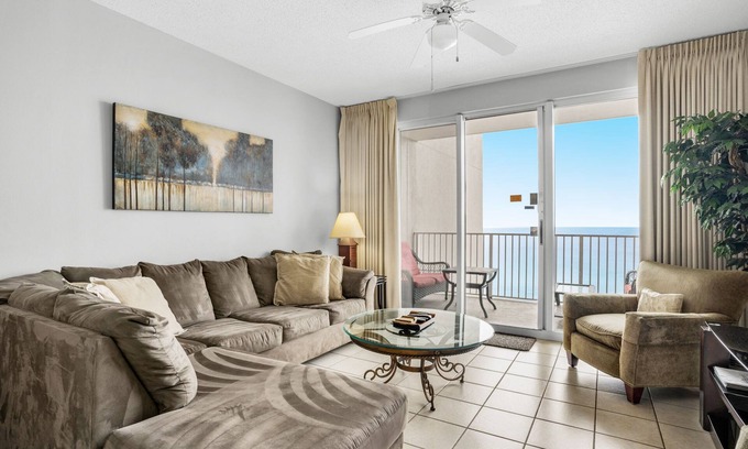 Miramar Beach Condo | ☀Across from Beach-Gulf Views-Indoor/Outdoor Pool-2BR Majestic Sun 1012A☀