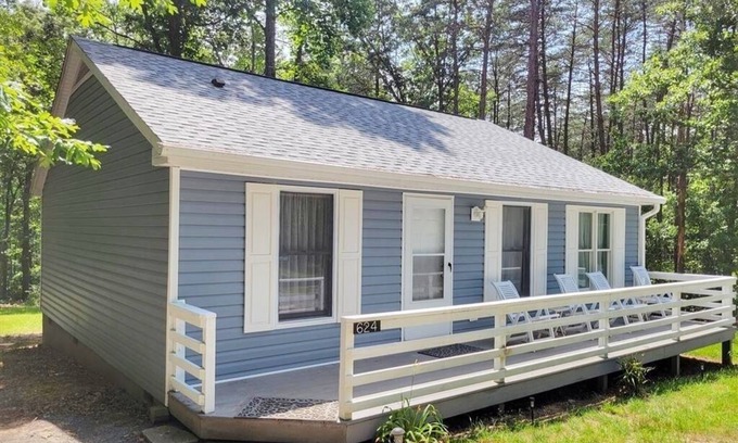 Blue Water House | Adorable lake access cottage, completely renovated-firepit,obstaclecourse&more!