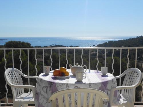 Le Dramont Apartment | AGAY, Cap Esterel, magnifique vue mer panoramique et Esterel, terrasse, piscines, parking, dernier étage, 3 étoiles