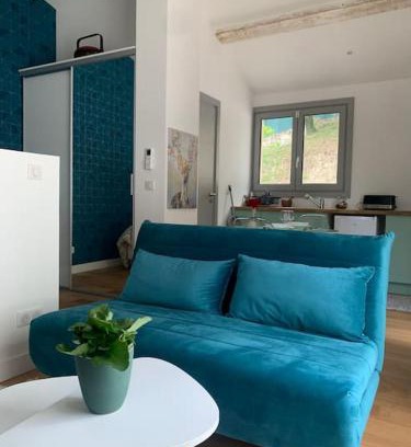 Le Bar-sur-Loup House | Agréable Studio entre mer & montagne piscine privé