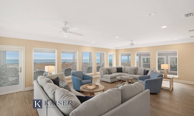 Gulf Shores House | Agua Azul | First Floor | Beach Front Home with Pool, Elevator, & Boardwalk