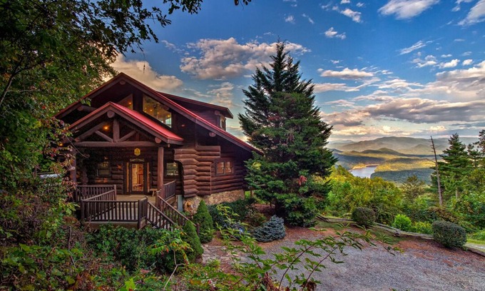 Almond Cabin | Ahh Time Flies at a mountain cabin with scenic view
