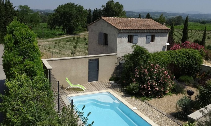 Saint-Roman-de-Malegarde House | Air-conditioned house with heated swimming pool