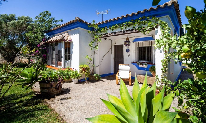 Los Franceses-la Vega House | Air-Conditioned Home with Pool, Terrace, Garden & Wi-Fi ; Pets Allowed