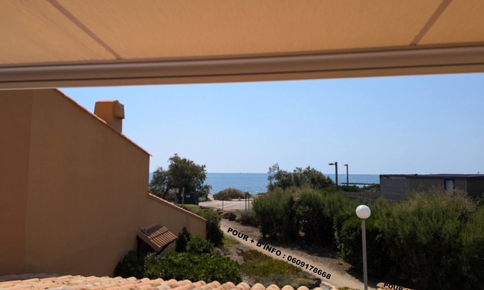 Cap d'Agde Apartment | Air-conditioned seafront apartment 50 m from la roquille beach