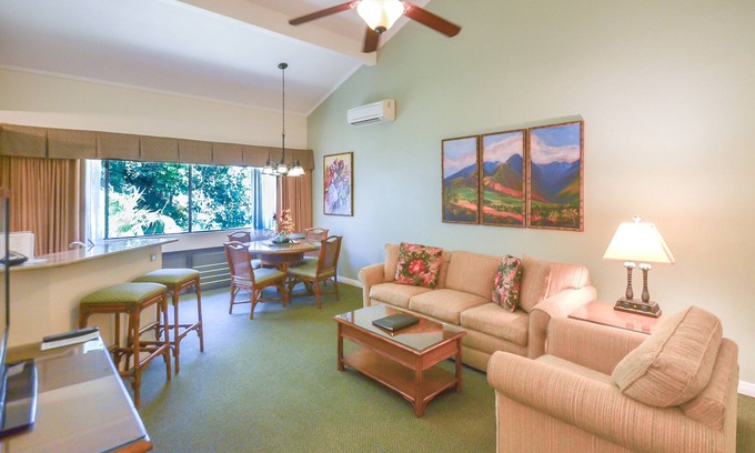 Princeville Condo | AIR CONDITIONING ON NORTH SHORE! 10 Minutes From Hanalei Bay!