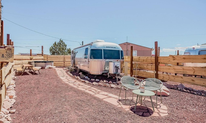 Valle House | Airstream w/ Private Hot Tub (Unit G) - 4 Person Airstream with Private Hot Tub