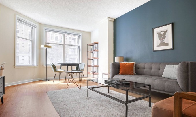 West End Apartment | Airy Foggy Bottom 1BR w/Gym, Pool, W/D near World Bank by Blueground