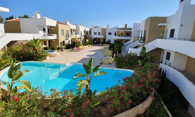 Alvor Apartment | AlburVillage 1D, Standing, Luxury,New, 2bedroom, Ground Floor, Pool, Solarium, FreeWifi
