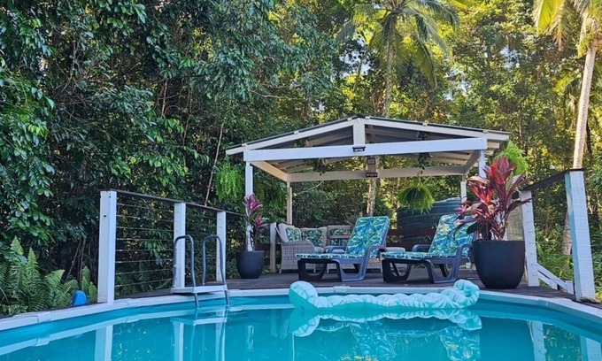 Cape Tribulation House | Alena Starhouse - Eco-Luxury Retreat with Pool, Prime Cape Tribulation Position