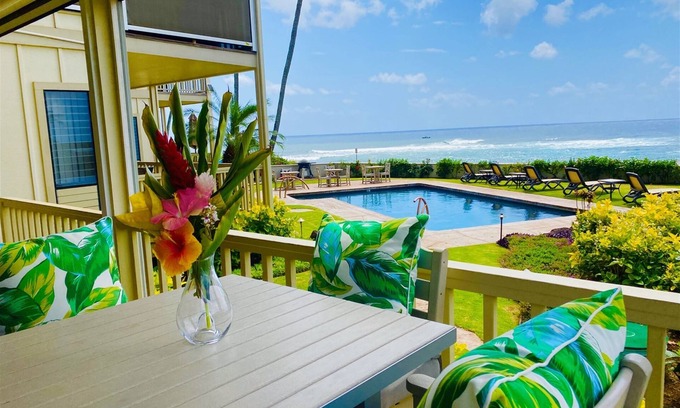 Poipu Condo | Alihi Lani #1 Air Conditioned and Ocean Front Luxury Living at it's Finest.