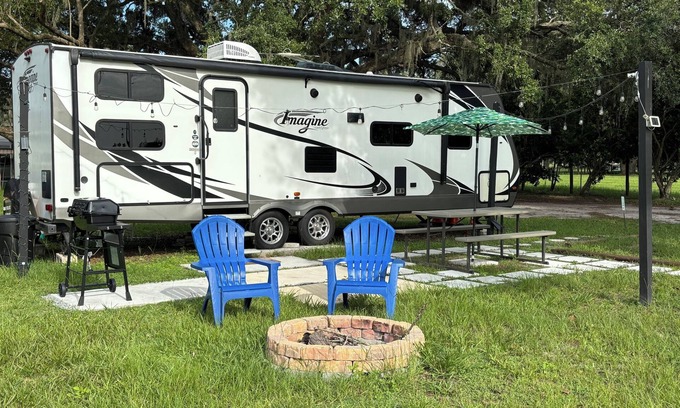 Knights Community Club House | Aljurelandia nCozy RV in Tranquil Plant City with AC,nPrivate property