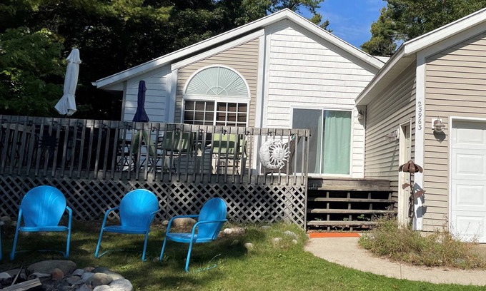 Beaver Island House | ALL DECKED OUT is a fun, bright, and beautiful home in town.