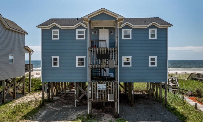 Holden Beach House | "All Good" Oceanfront 2 bedrooms, 2 bathrooms.