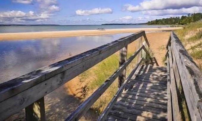 Harbor Springs Condo | All Seasons Condo - Private Lake MI Beach access