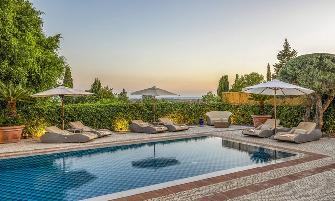 Cerro do Mocho Villa | Almancil Seaview Countrystyle Charm Villa