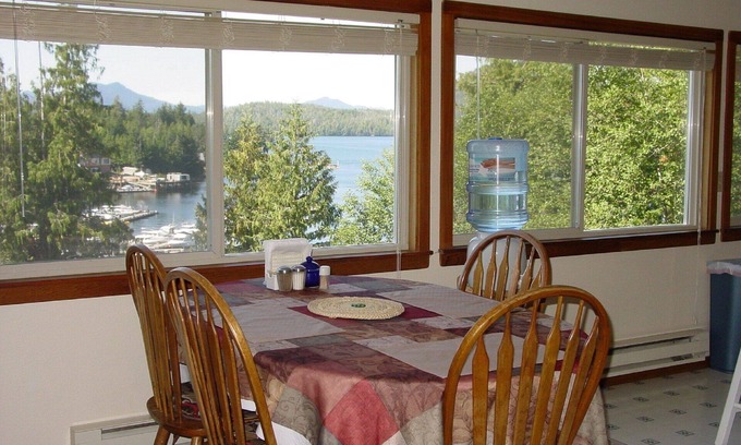 Ketchikan Apartment | Almost Home 1-Bdrm overlooking Knudson Cove Marina. Fishermen & families welcome