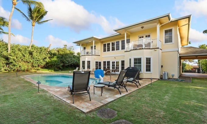 Poipu House | Alohilani - Private 5 Bedroom Villa w/Pool & 5 AIR CONDITIONED BEDROOMS