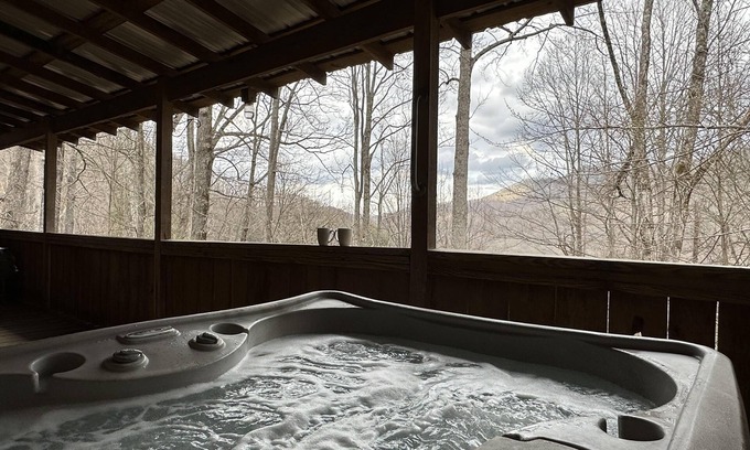 Candler House | Alone at Last! Hiking ,Hot Tub, Gril, View, Private, Free WiFi, Pet Friendly
