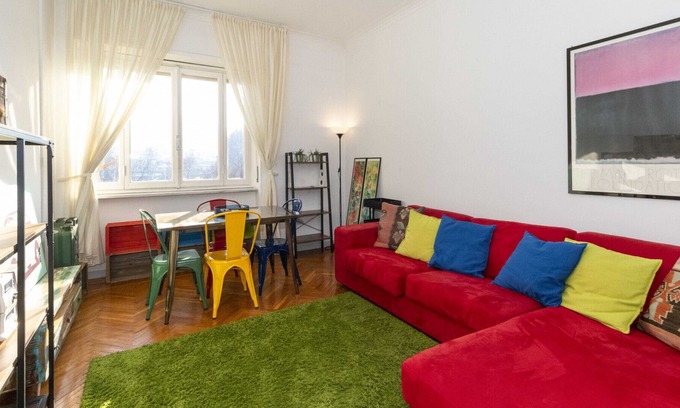 Vanchiglietta Apartment | Along PO Riverview Roomy Flat x4 FREE PARKING