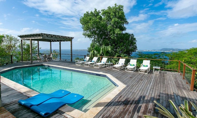 Contant Farms Villa | Altagracia: Stunning Sunsets! Endless Decks! Huge Pool!