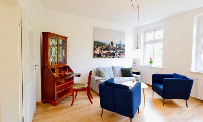 Erfurt Old Town Apartment | Altstadtjuwel am Hospitalplatz - 3 Zimmer mit Balkon