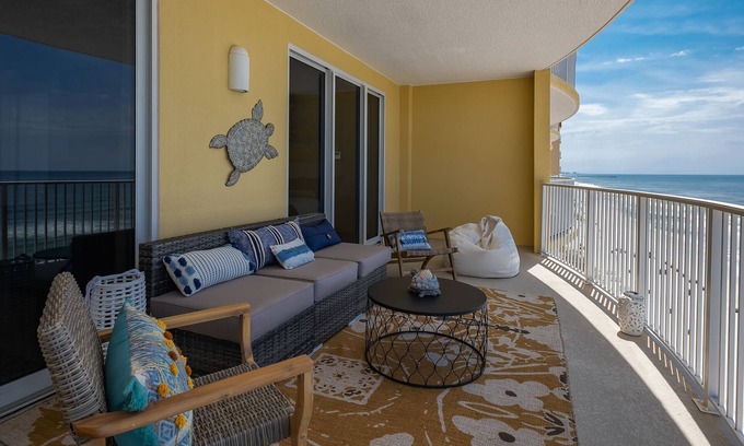 West Panama City Beach Condo | Amazing beachfront condo! Beach chairs included!