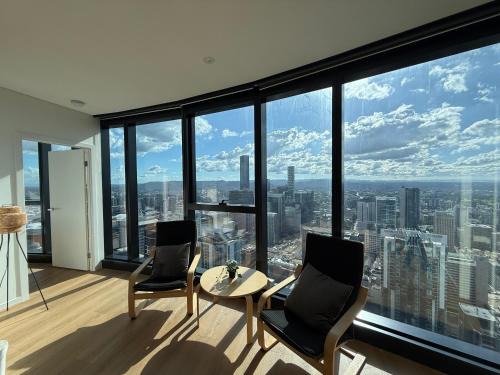 Brisbane Central Business District Apartment | Amazing City &River views 60th level skytower 3 bedrooms&Free parking