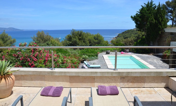 Cap Benat Villa | Amazing house with sea view, heated pool, access to beach in a fantastic area